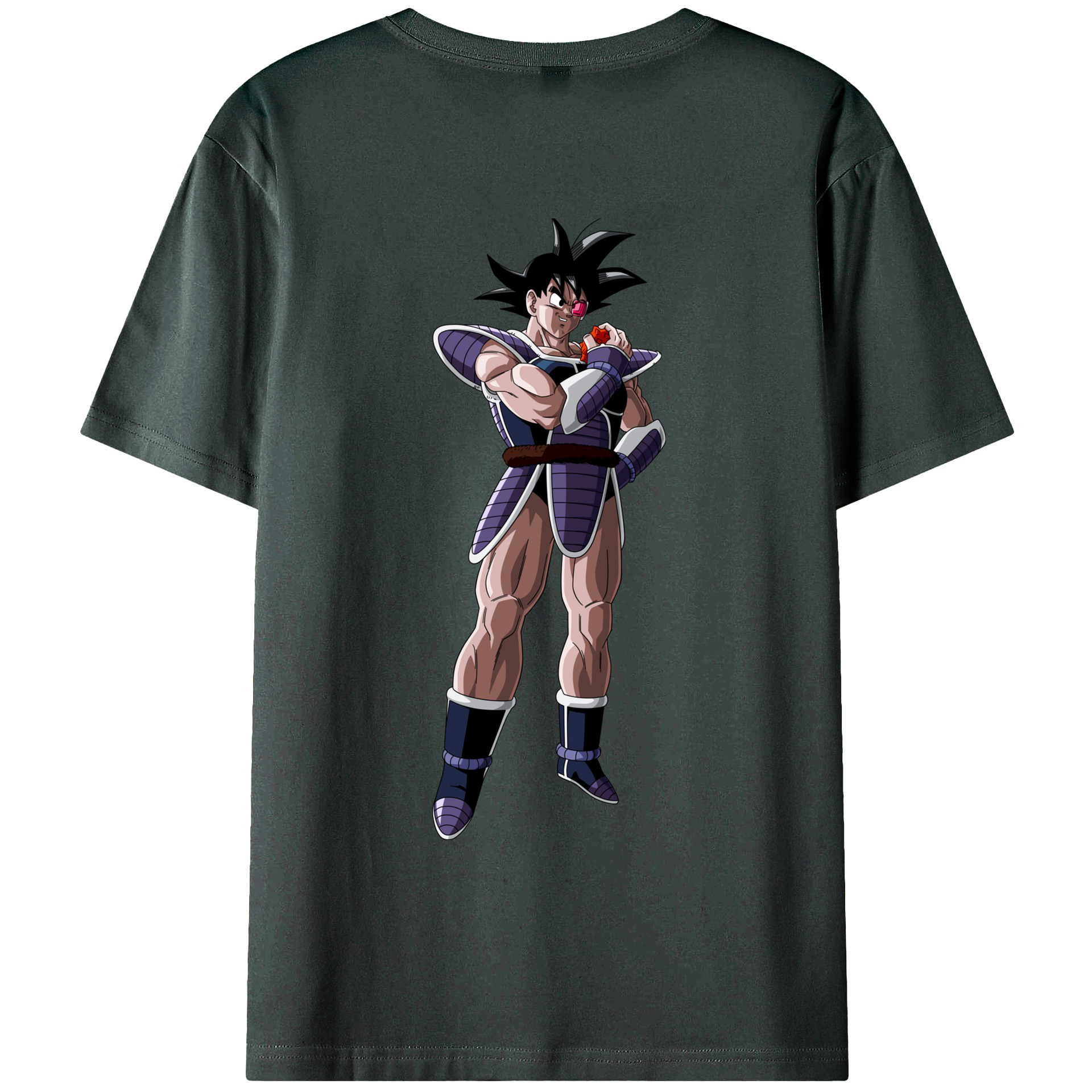 （画像用） ドラゴンボール 孫悟空（そん ごくう）Son Goku カカロット DRAGON BALL Kakarotto 綿100％ メンズ半袖Tシャツ（バックプリント） 通気性
